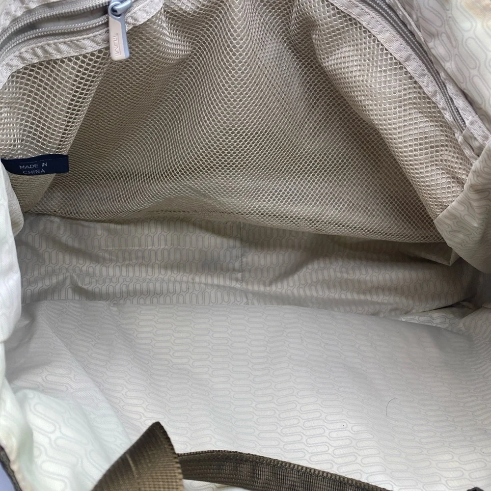 TUMI T-Tech Army Green Nylon Multi Pockets Laptop Bag